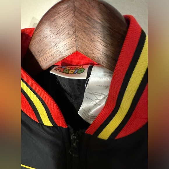 Nintendo Super Mario Bomber Jacket Bowser jacket Size 7 boys - Picture 5 of 10